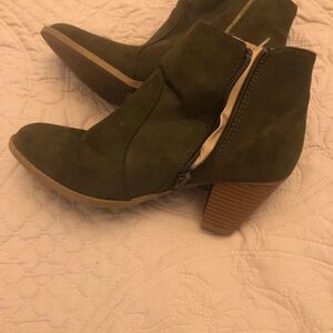 Primark Khaki Ankle Booties